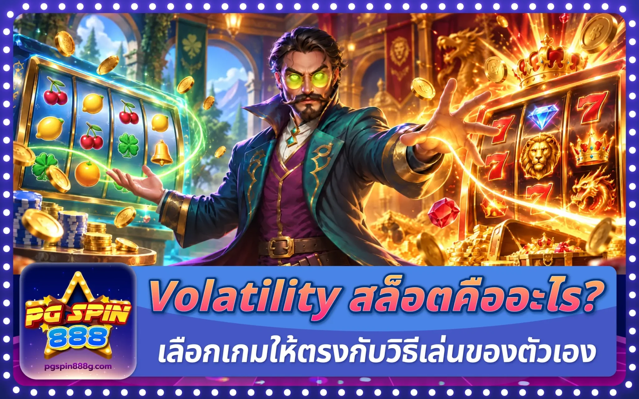Volatility สล็อตคืออะไร? เลือกเกมให้ตรงกับวิธีเล่นของตัวเอง